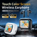 Wireless Earbuds With Touch Screen In-Ear Earphone ANC Noise Cancellation Long Battery ENC Mic Compatible For IOS Android