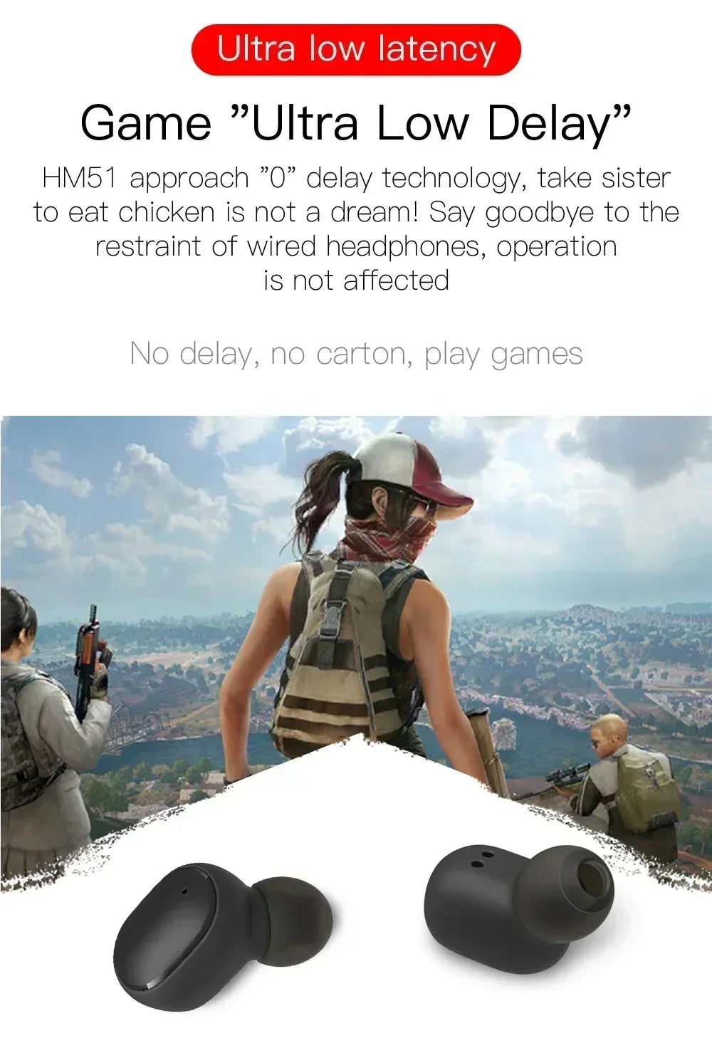 Wireless Bluetooth Earphones TWS Bluetooth Headset Wireless Earbuds Noise Cancelling Earphones with Microphone Headphones