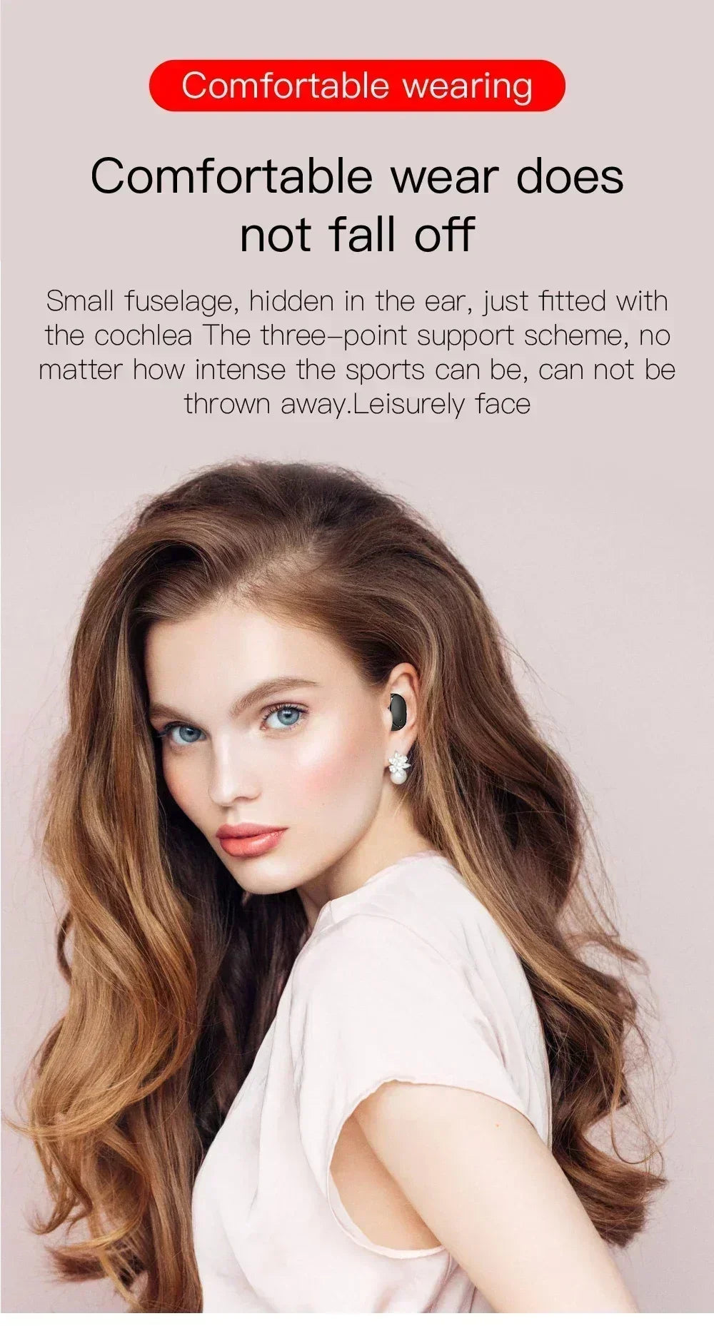 Wireless Bluetooth Earphones TWS Bluetooth Headset Wireless Earbuds Noise Cancelling Earphones with Microphone Headphones