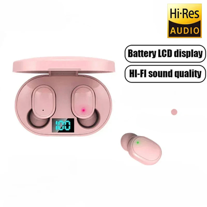 Wireless Bluetooth Earphones TWS Fone Bluetooth Headset Wireless Earbuds Noise Cancelling Earphones With Mic LED Display