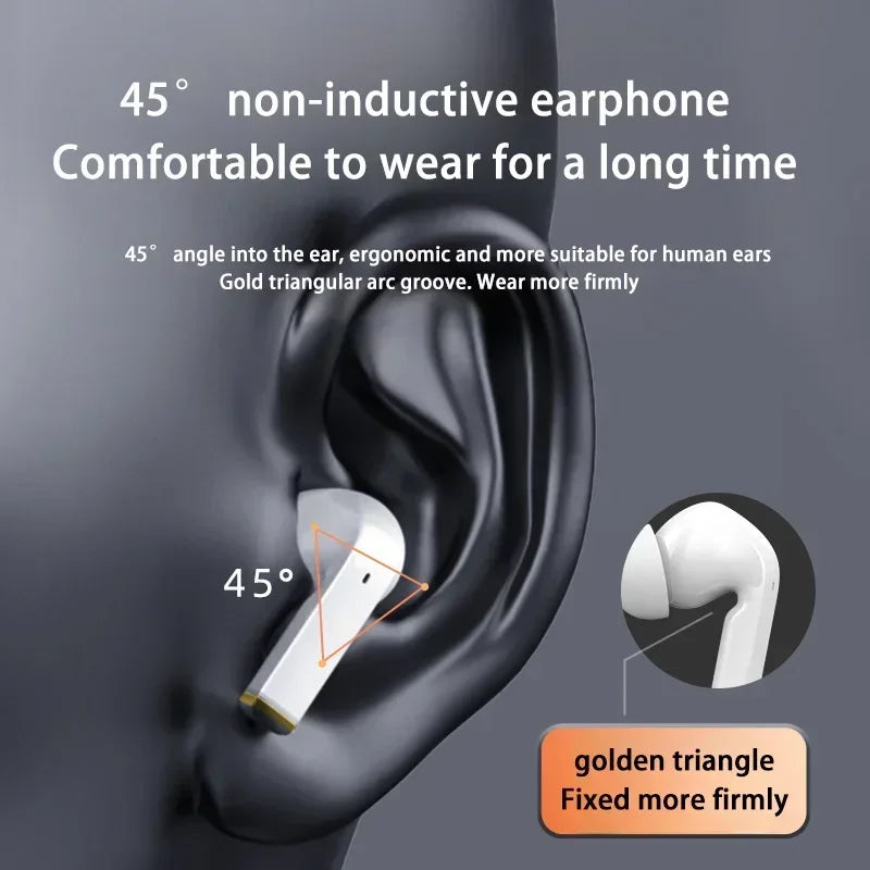 Wireless Bluetooth Earbuds TWS In Ear Earphone High Quality ENC Noise Reduction Hearing Aids Sports Gaming Music Headsets