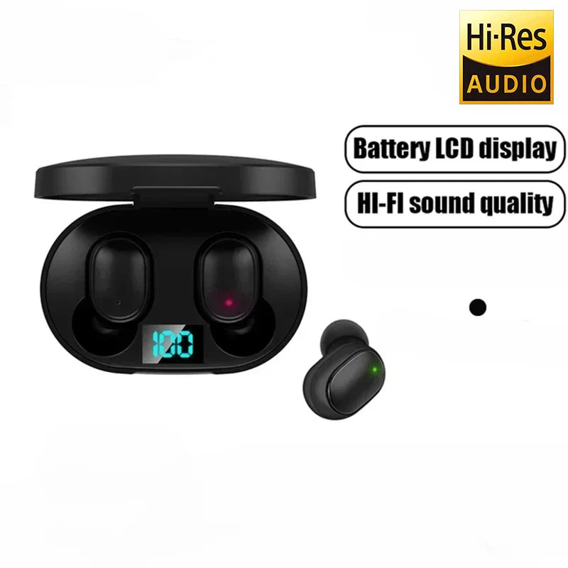 Wireless Bluetooth Earphones TWS Fone Bluetooth Headset Wireless Earbuds Noise Cancelling Earphones With Mic LED Display
