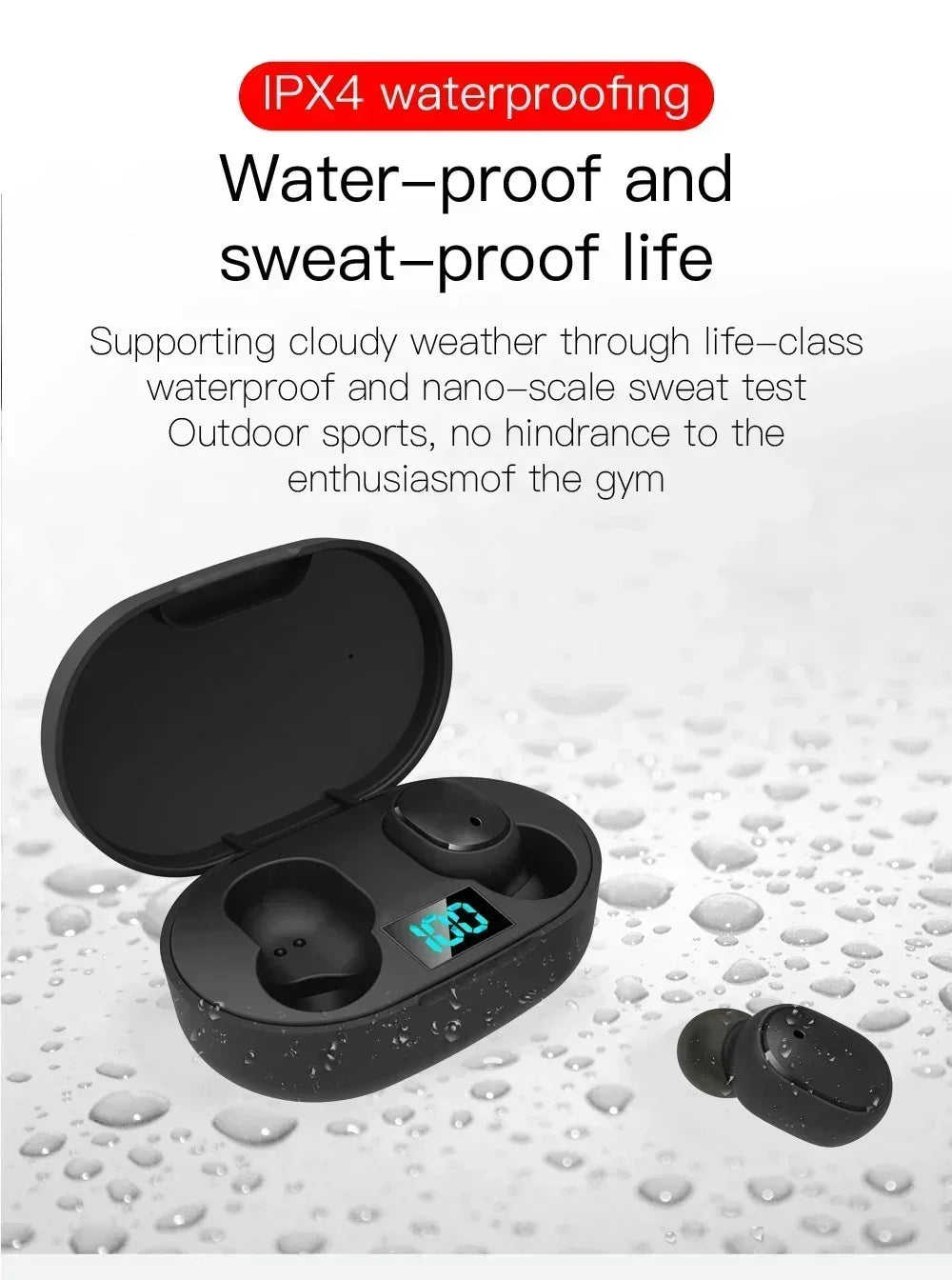 Wireless Bluetooth Earphones TWS Bluetooth Headset Wireless Earbuds Noise Cancelling Earphones with Microphone Headphones